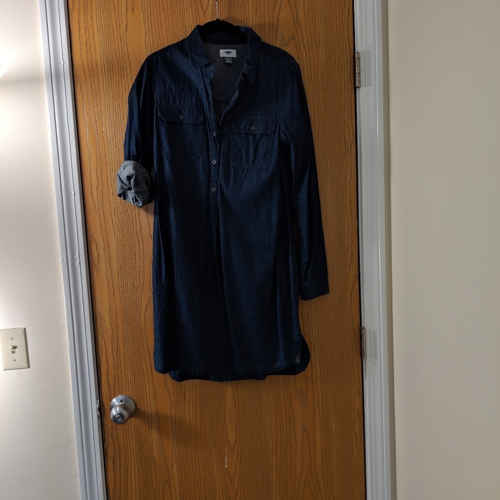 Dark Denim Dress - Picture 1 of 1